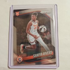 2025 Panini Prizm WNBA Saniya Rivers #131 Base Rookie