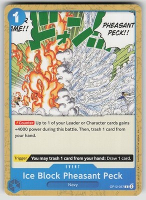 ICE BLOCK PHEASANT PECK OP12-057 - ONE PIECE LEGACY OF THE MASTER - NM