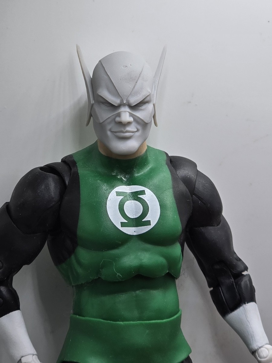 3d Print SUPER HERO FRIENDS BLACK VULCAN LARGE HEAD 7