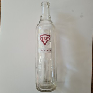 Vintage MOTOR OIL BOTTLE FINA SOLNA