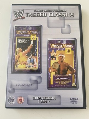 WWE DVD Wrestlemania 1 & 2 Tagged Classics