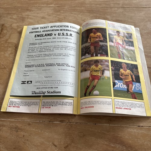 Everton V Watford FA Cup Final 29th May 1984 At Wembley Programme - Picture 11 of 13