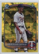 2025 Bowman Chrome Sapphire Prospects Yellow 40/75 Haritzon Castillo s5j