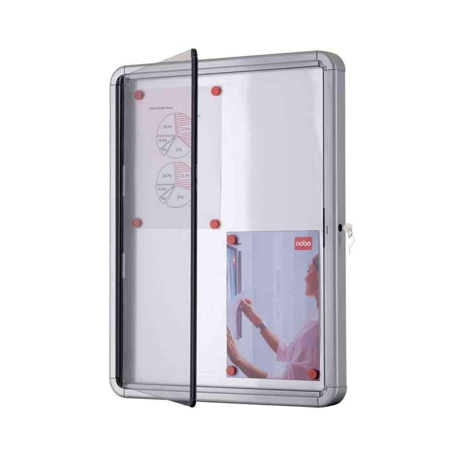 Vitrine murale d'exterieur Nobo pour l'affichage des menus de restaurant et notes