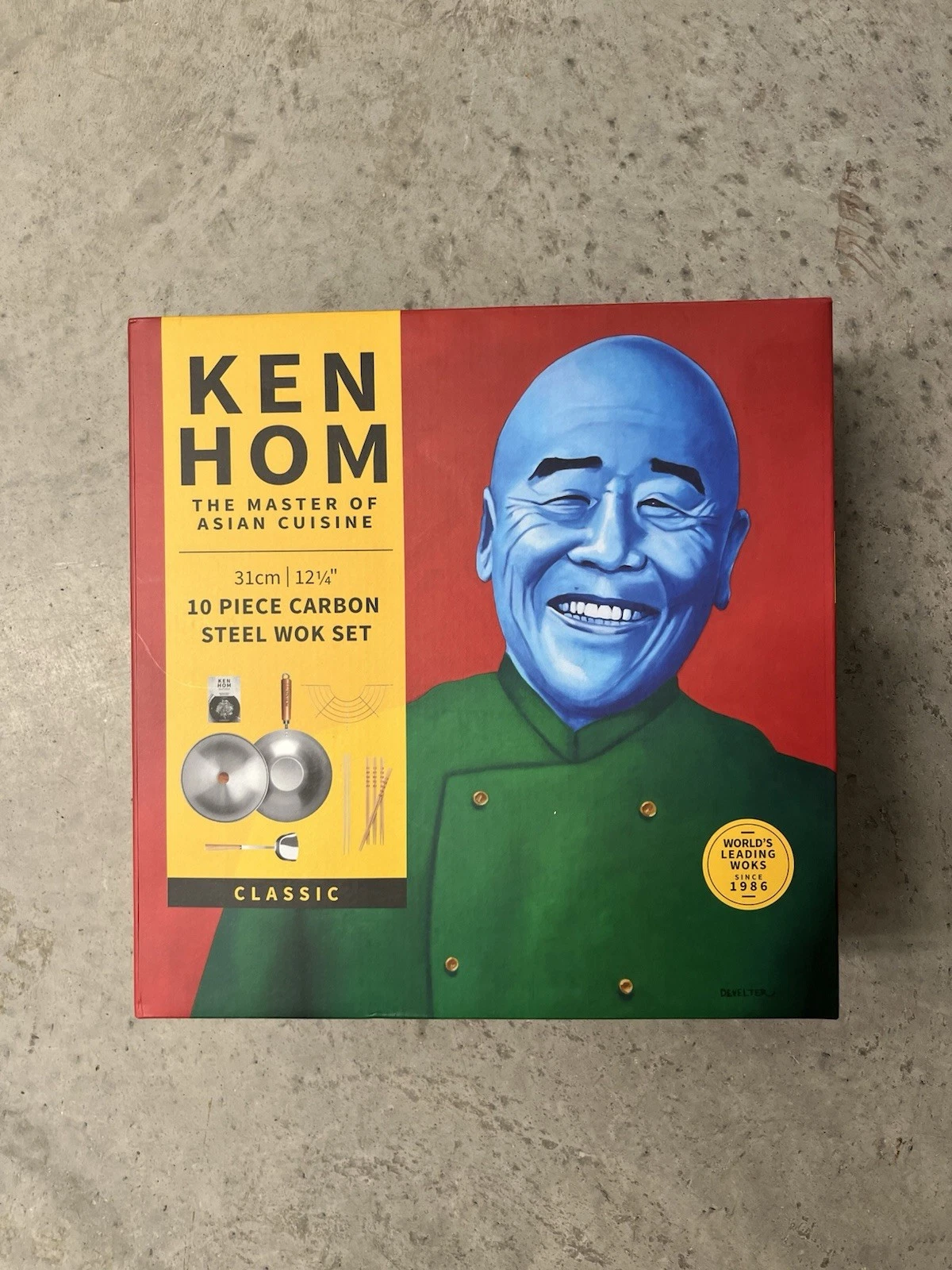 Ken Hom KH331103 31cm Carbon Steel Pan - 10 Piece Set New Boxed
Opens in a new window or tab