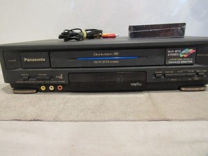 Panasonic Blue Line VCR PV-4461 Omnivision VHS Player WORKS