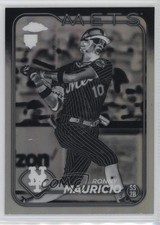 2024 Topps Chrome Negative Refractor Ronny Mauricio #28 0ti4