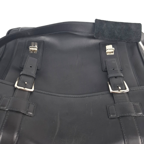 Coach Black Shoulder Bag Leather Messenger Travel Work Bag No. E23-5236 - Picture 15 of 16