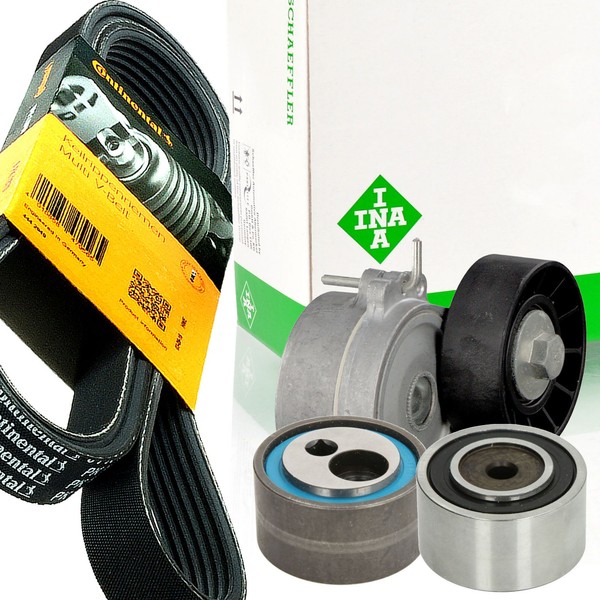 Conti 6PK1468 Keilrippenriemen-Satz + Spanner FüR Ducato Boxer Fiat Peugeot-image