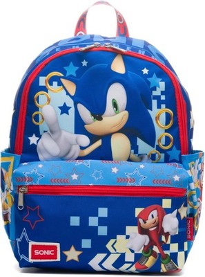Nylon Backpack 13'' - Sonic the Hedgehog Go Fast Deluxe Daypack Bag NEW School