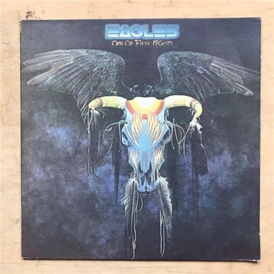 EAGLES ONE OF THESE NIGHTS LP 1975 WITH TEXTURED COVER - nice copy ITALIAN