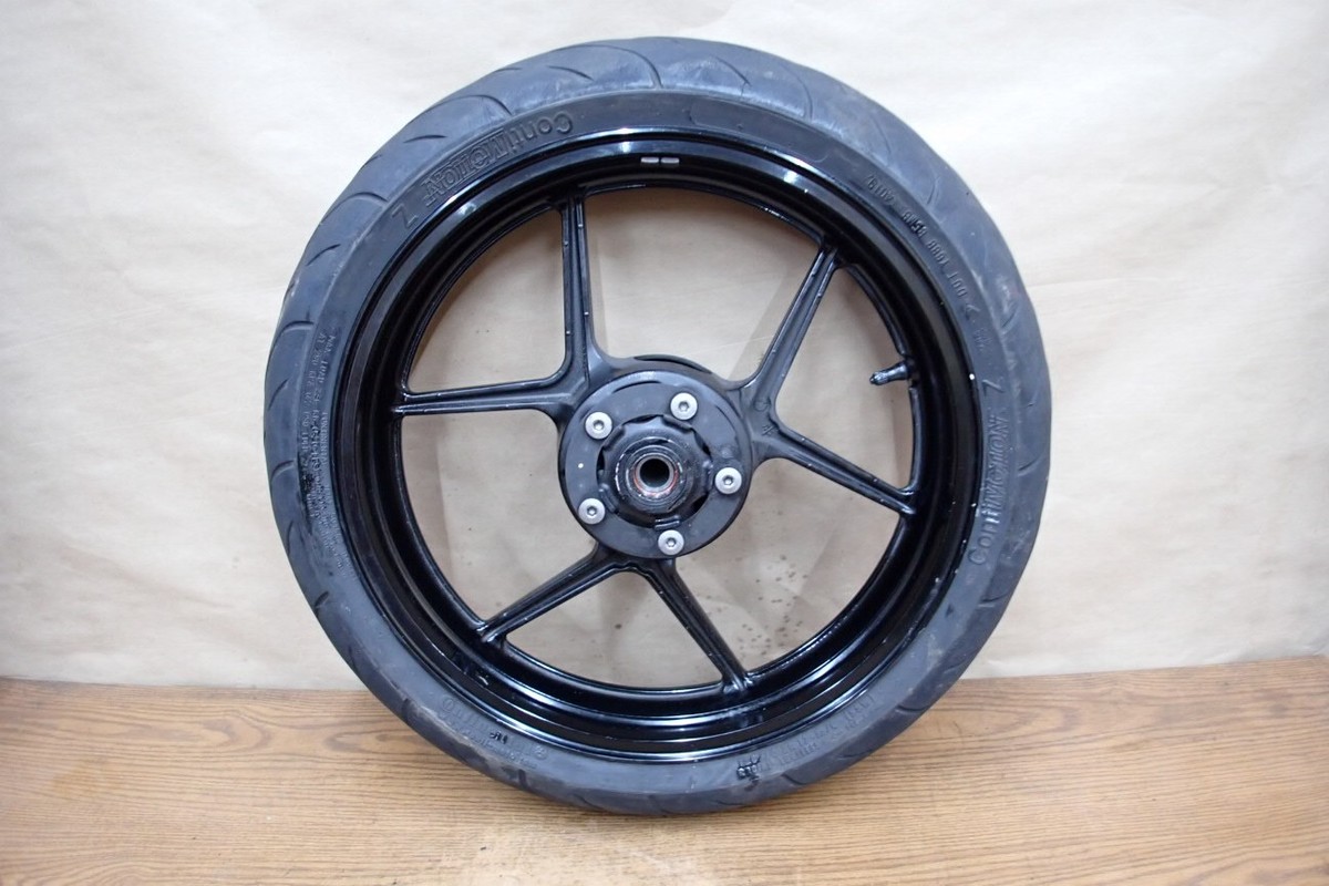2009 KAWASAKI NINJA EX650C FRONT WHEEL TIRE 120/70ZR17M/C(58W) SEE