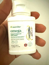 Nutrilite Omega Fatty Acid Softgels 30 Count for Heart & Brain Health
