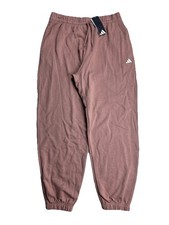 Adidas All Season Full Length Training Pants Women  s Size L Joggers Clay NWT