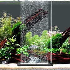 Aquarium Bubble Curtain Wall, Quiet Fish Tank Air Stone with Accessories, High D