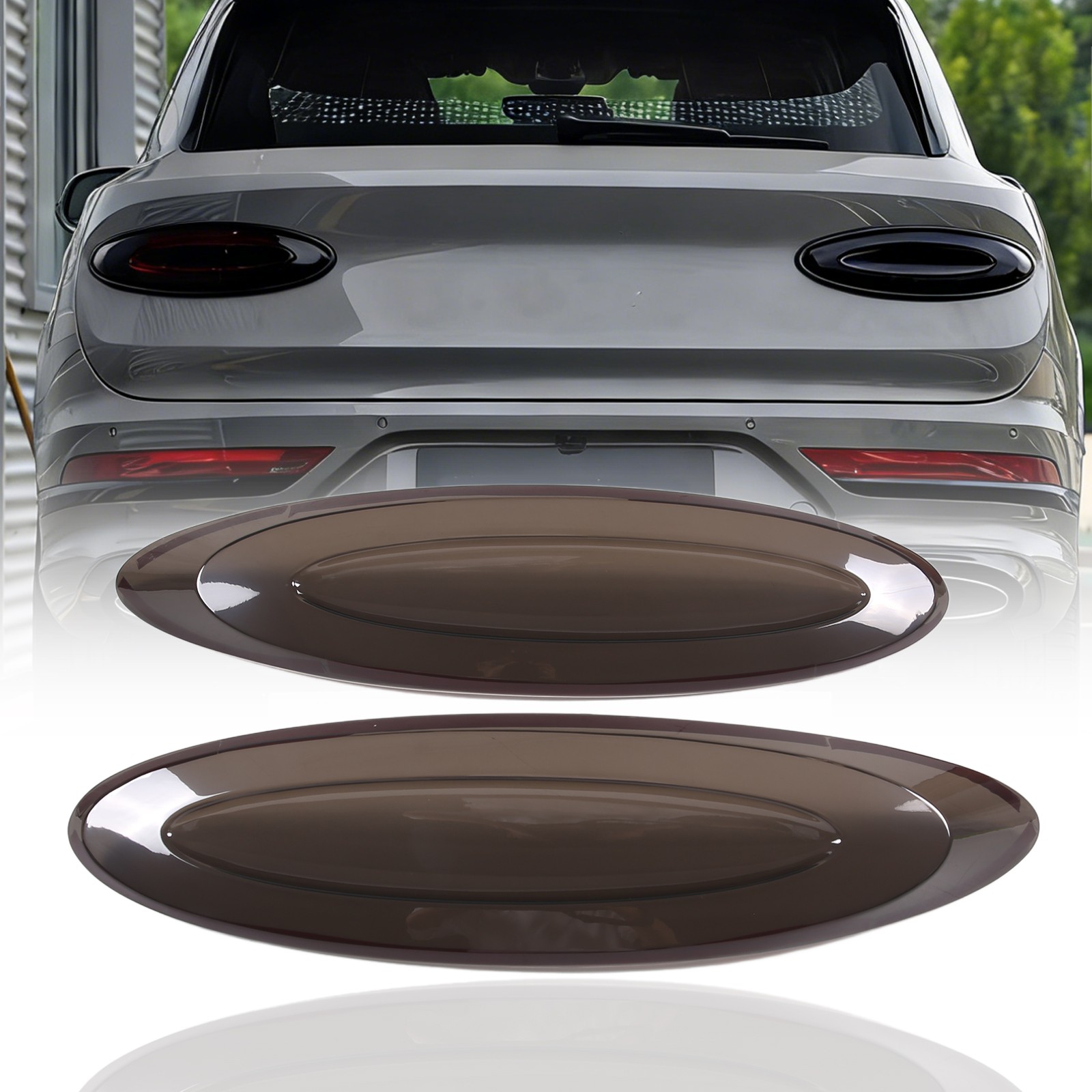 Smoked Tail Light Smoked Cover Trim Overlay For Bentley Bentayga 2021-2023