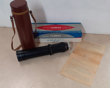 Tamron Telephoto 400mm F 7.5 Camera Lens In Case Boxed Charity Sale