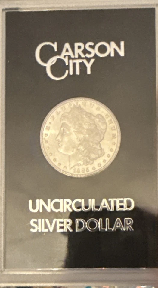 1885-CC Morgan Dollar GSA Hoard Semi- Low Mintage OGP & COA - Image 4 of 4