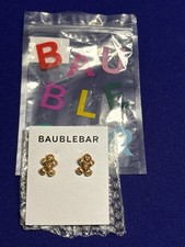 2025 BaubleBar GINGERBREAD MAN Stud Earrings Catch Me if You Can New