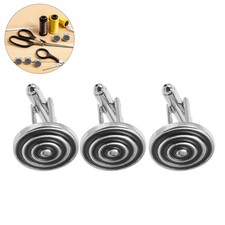 3 Pairs Cuff Links Mens Set Tuxedo Studs French Shirts for Jacket Buttons