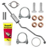 Edex Mitteltopf Auspuff FüR Nissan Almera Tino 1 I V10 Van 1.8 2.0 (00-06)