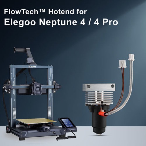 Microswiss FlowTech™ Hotend for ELEGOO Neptune 4 / 4 Pro - Picture 3 of 5