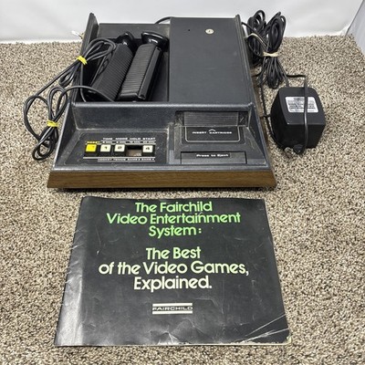 Vintage Fairchild Channel F Video Game Console As Is FOR PARTS OR REPAIR!
