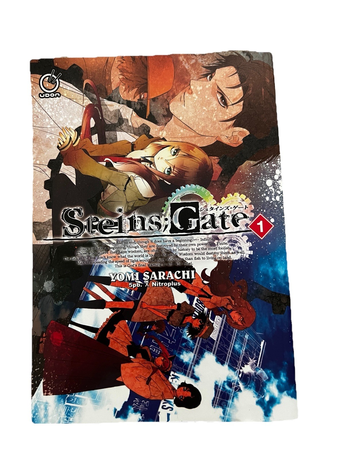 Steins Gate Vol. 1 Manga Inglés RARO FUERA DE STOCK Yomi Sirachi Steins; Puerta 5pb X. Nitro