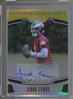 2017 Certified Mirror Gold 18/25 Jerod Evans #GS-JE Rookie Auto RC q2e