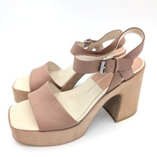 Dolce Vita Wallis Heeled Sandals Ankle Strap Women's Cafe Size US10 EU41