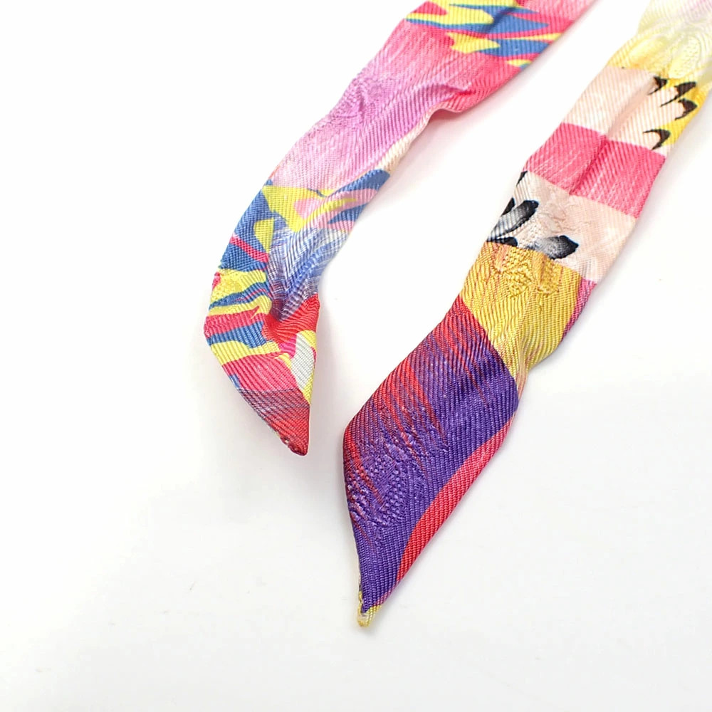 Hermes Scarf Twilly Doll Silk Marble Made in Japan r0_0209