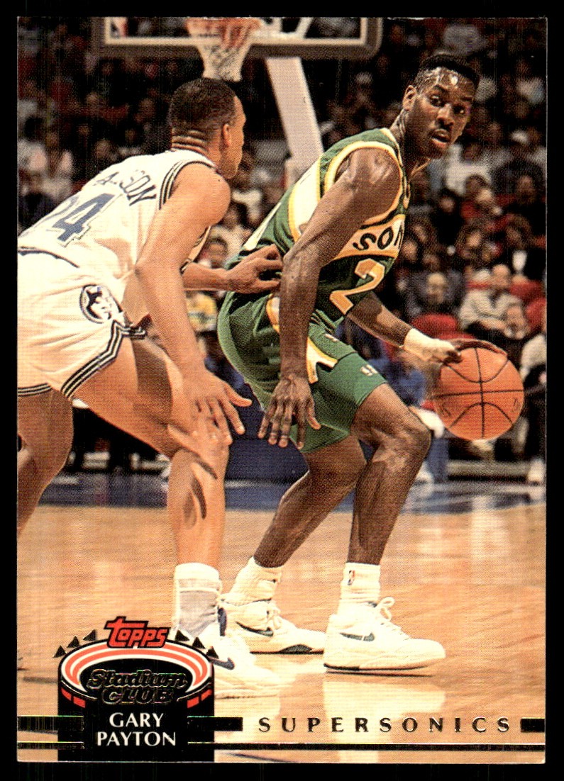 Gary Payton 1992-93 Stadium Club #124 SuperSonics FREE SHIPPING StackedPacks