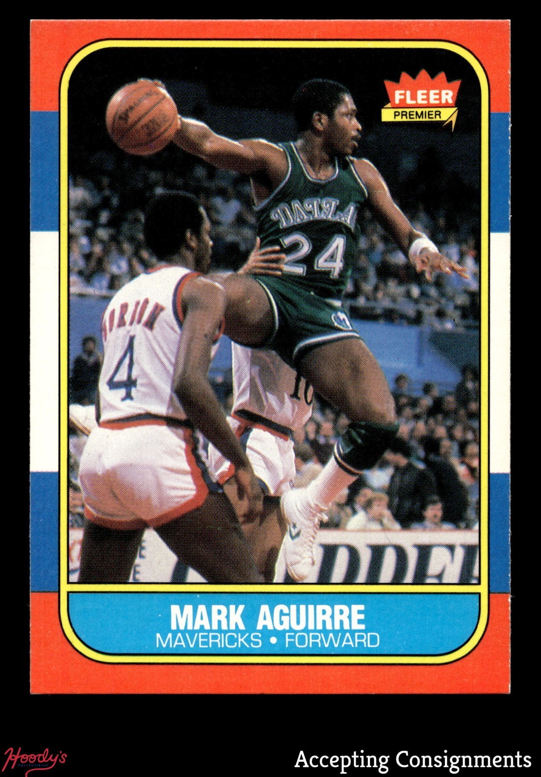 1986-87 Fleer #3 Mark Aguirre ROOKIE RC MAVERICKS