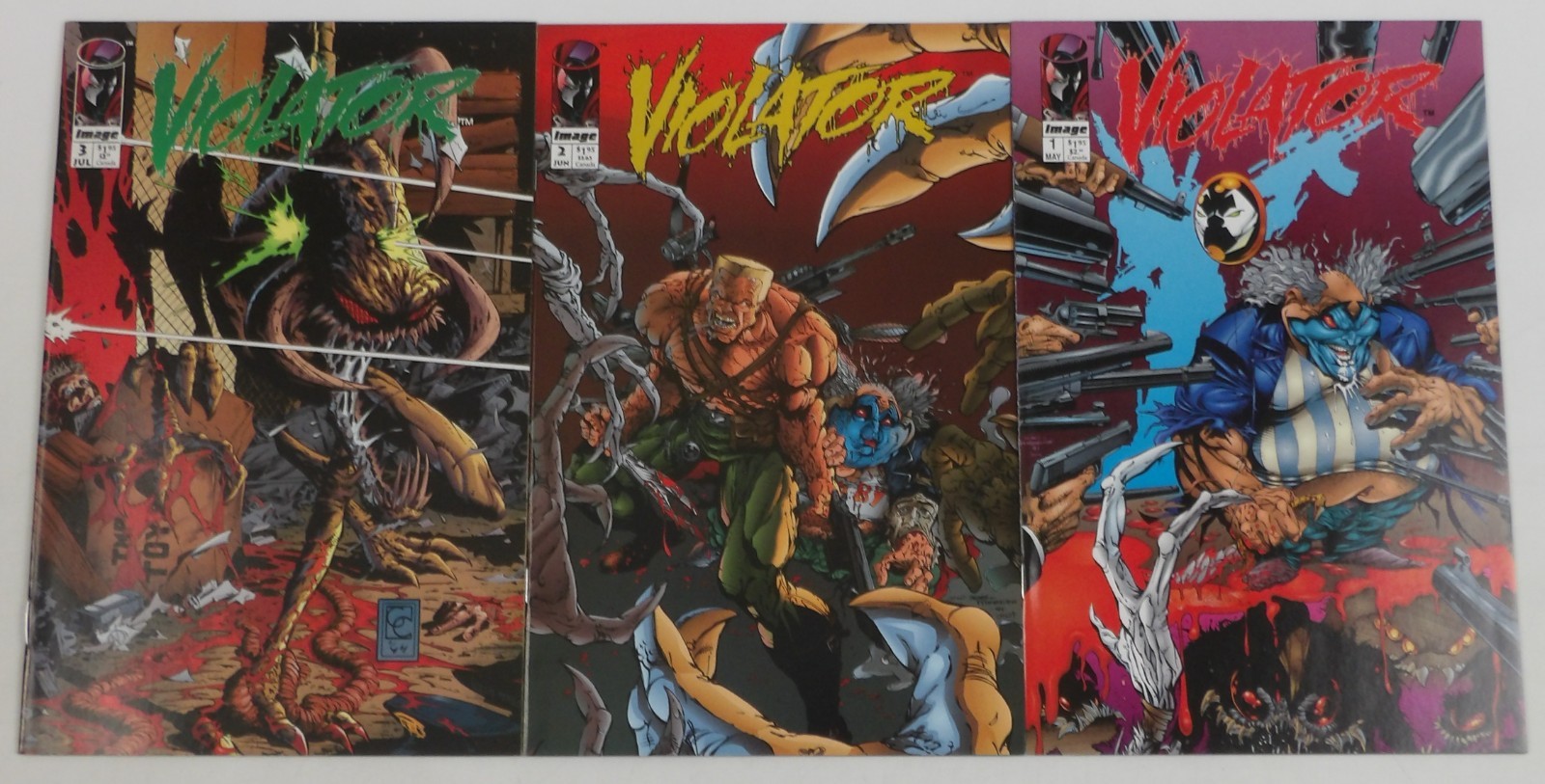 Violator #1-3 VF/NM complete series Spawn spin-off by Alan Moore Bart Sears 2
