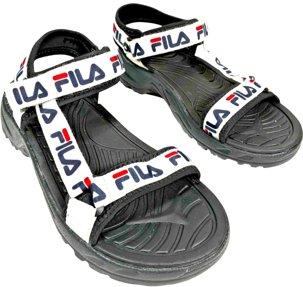 Sandali donna Fila Alteration nero bianco JM cinturino sportivo taglia 8