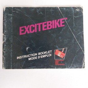 Excitebike - Jeu Nintendo NES - Notice seule - FRA