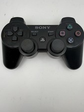 Sony Playstation 3 PS3 Sixaxis DualShock 3 Controller Black Genuine OEM