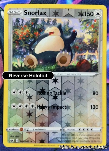 Snorlax | Reverse Holofoil | SWSH01: Sword & Shield Base Set #140/202