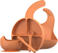 Feedi 5-Piece Silicone Baby Feeding Set - Safe, Adjustable  Easy to Clean