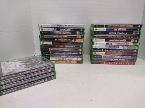 Xbox One Xbox 360 & X Box Game Lot Of 28