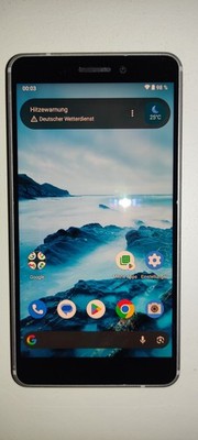 Nokia 6.1 Smartphone 32GB 3GB RAM Dual-SIM 172g 8,2mm dünn metallic Silber NEUW.