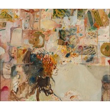 Antonio Possenti Opera Anno 1963 Tecnica mista su Tela 50x60cm autentica