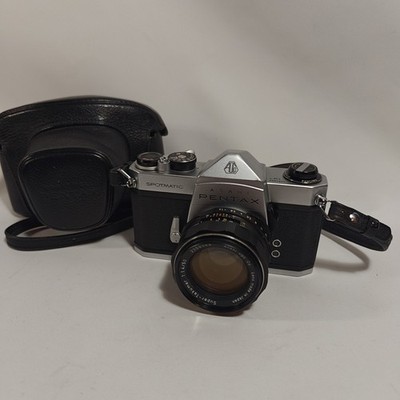Asahi Pentax Spotmatic SP Film Camera 1:1.4/50 Lens From JAPAN W