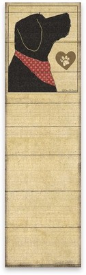 Magnetic Notepad For Dog Lovers 2.75 X 9.50 Kitchen To Do Grocery List