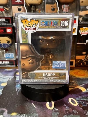 Funko Pop Anime One Piece Usopp #2016 Bronze Statue Sealed + Hard Stack