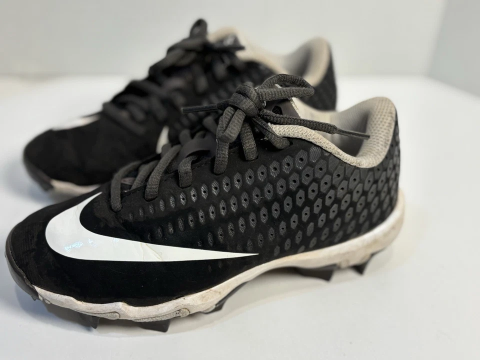 Botines Nike Vapor Jóvenes Niños Negros Talla 1Y Béisbol/Fútbol Nike Fastflex Foto 2 de 4