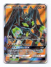 Zygarde GX 123/131 Ultra Rare Forbidden Light Pokemon Holo Heavily Played on eBay