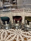 World Market Elephant Glasses – Mixed Colors – Libbey Glassware - Set of 5 Clean — photo 6