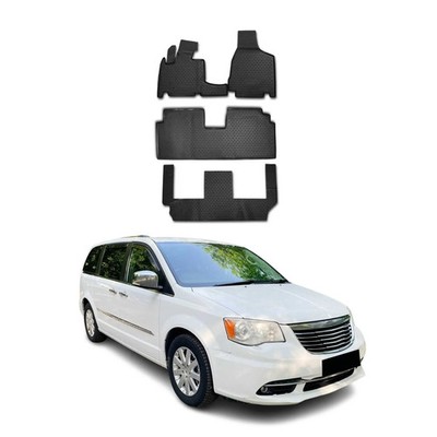 OMAC Floor Mats Liner for Chrysler Town & Country 2008-2016 TPE All-Weather 