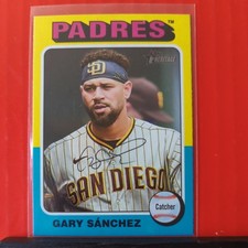 2024 Topps Heritage - #11 Gary Sanchez (RC) San Diego Padres Rookie 